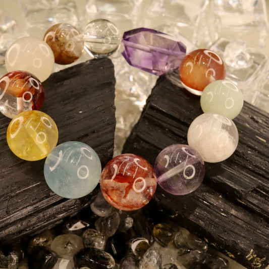 Multiple Gemstone Bracelet - Celestial Bloom