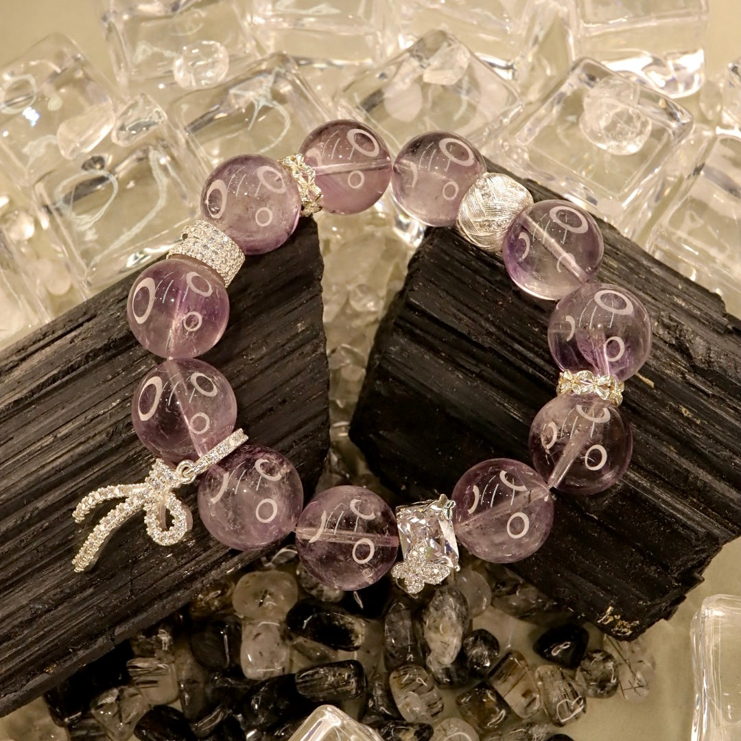 Amethyst Bracelet - Druzy Clarity
