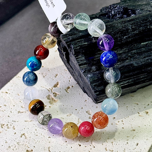 Multi-Gemstone Crystal Bracelet - Celestial Treasure 多宝星辉 🌍✨
