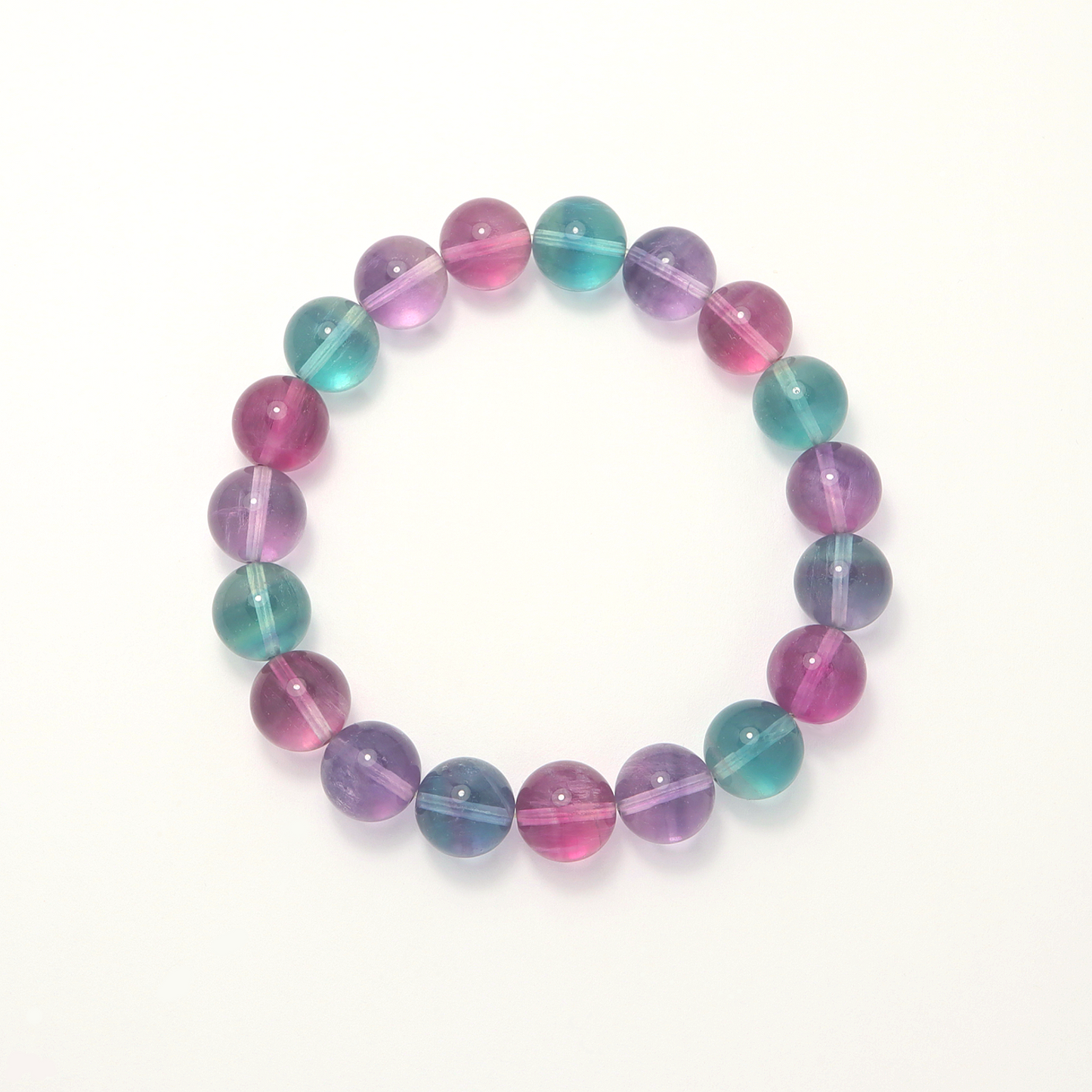 Unicorn Fluorite Gemstone Bracelet - Embrace Clarity & Positive Energy