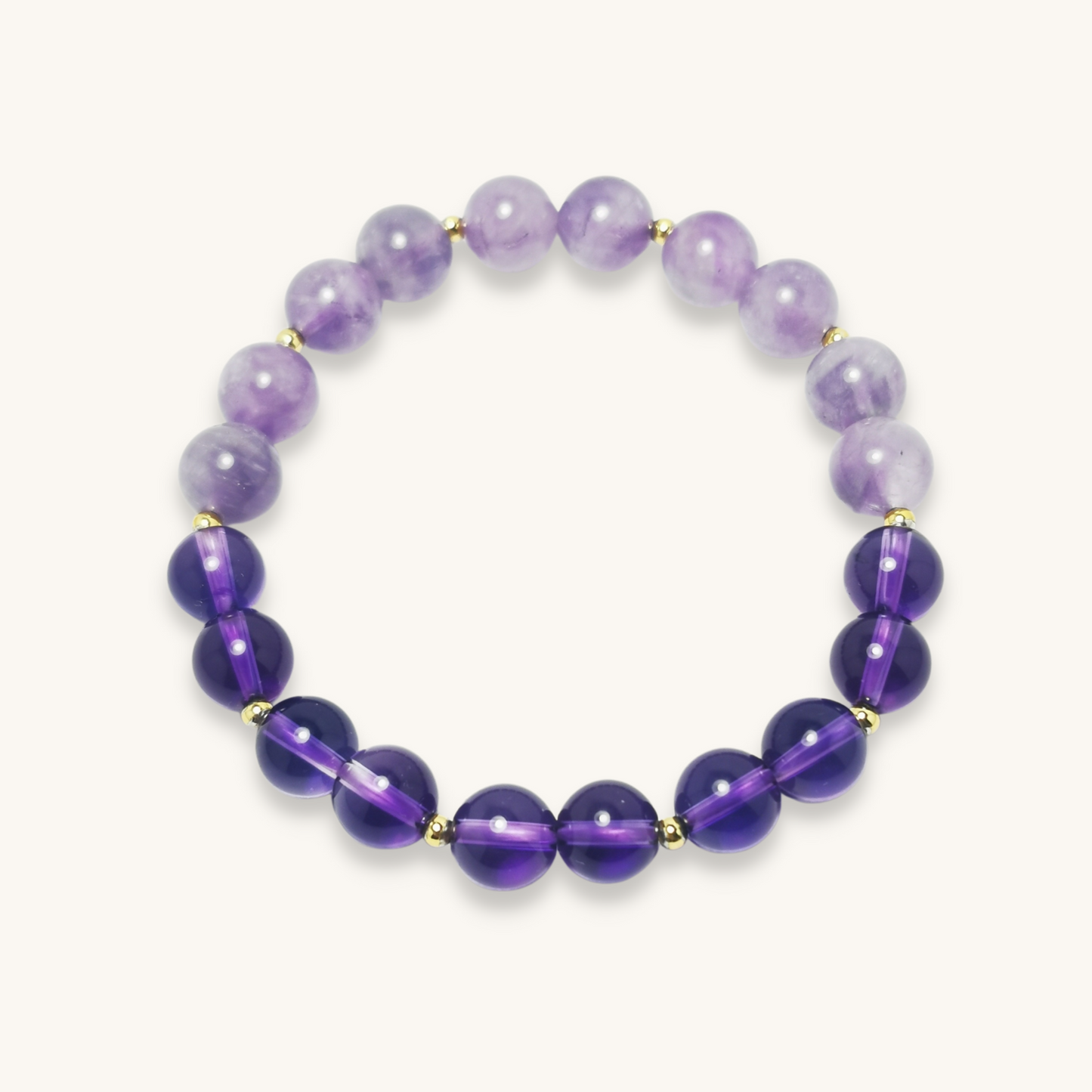 Dreams & Love - Amethyst & Lavender Amethyst Bracelet