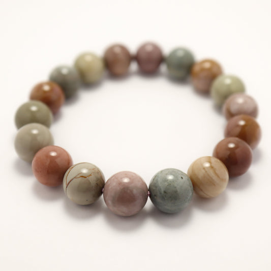 Sweet Macaron - Alashan Agate Bracelet