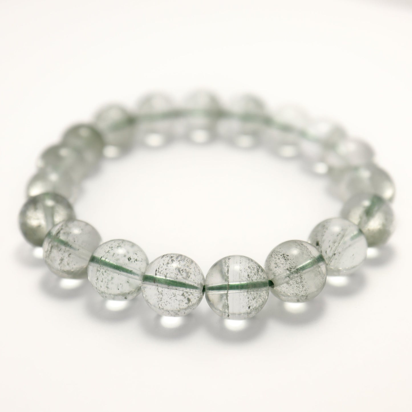 Forest Spirit - Green Phantom Quartz Bracelet