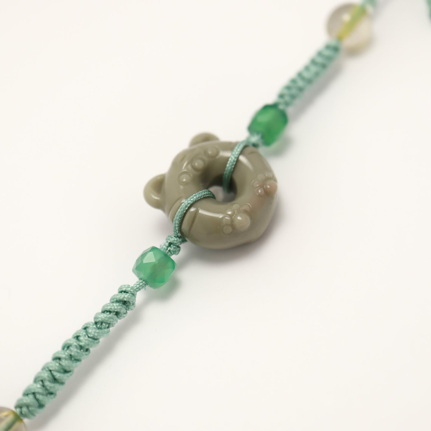 Baby Tiger - Alashan Agate Adjustable Unisex Bracelet