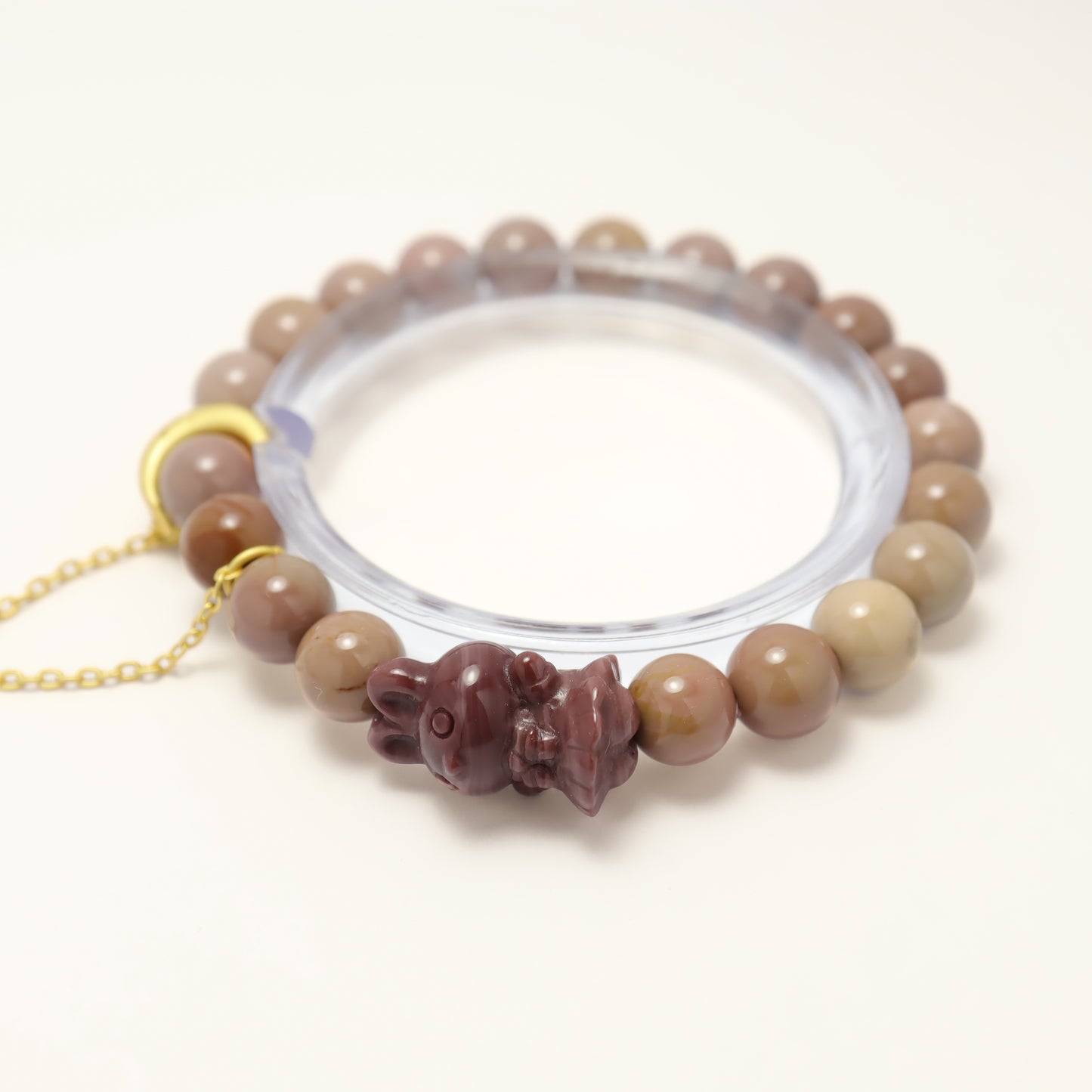 Dancing Rabbit Alashan Agate Bracelet