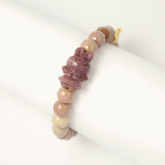 Dancing Rabbit Alashan Agate Bracelet