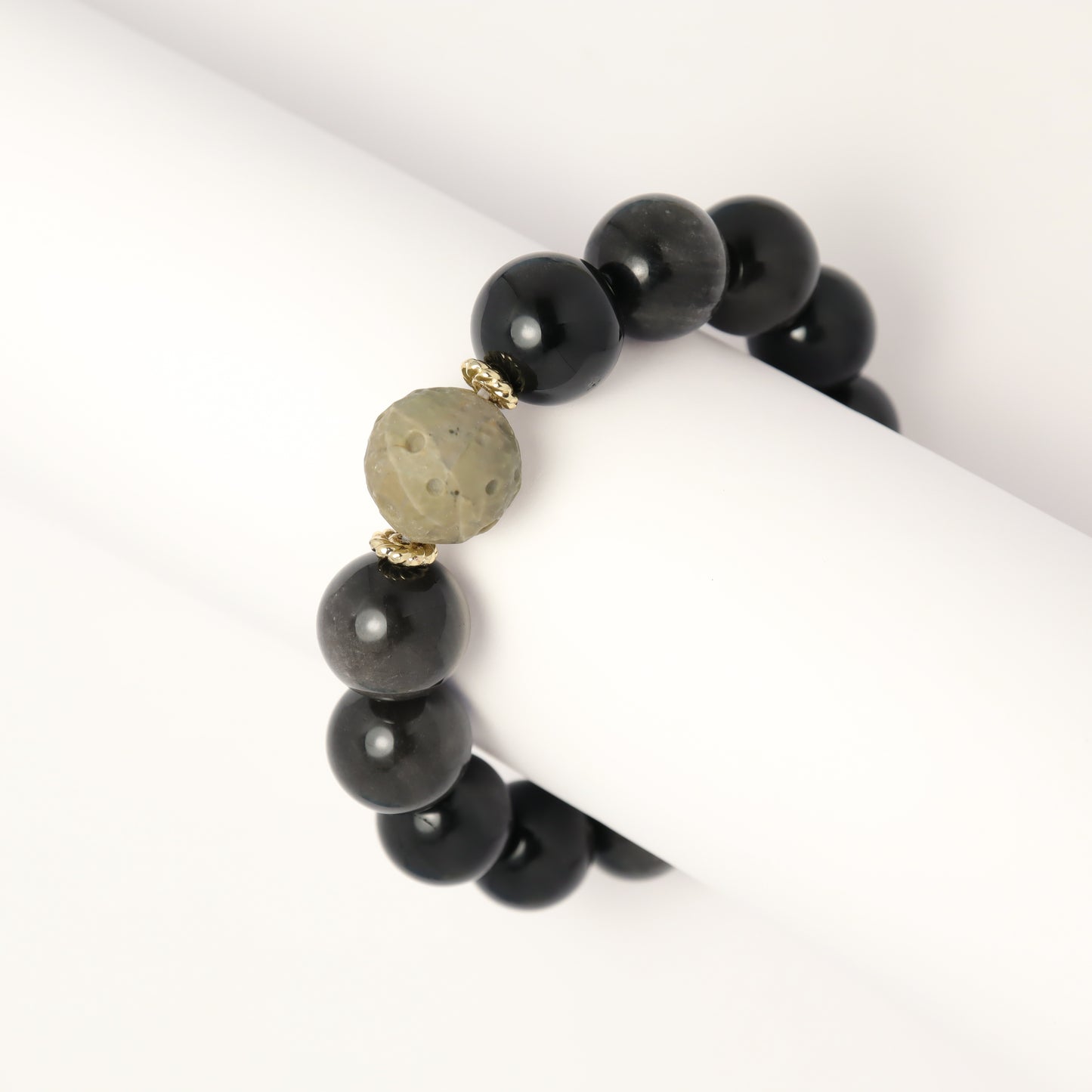 Windfall - Pixiu & Meteorite Silver-Sheen Obsidian (Female & Male)