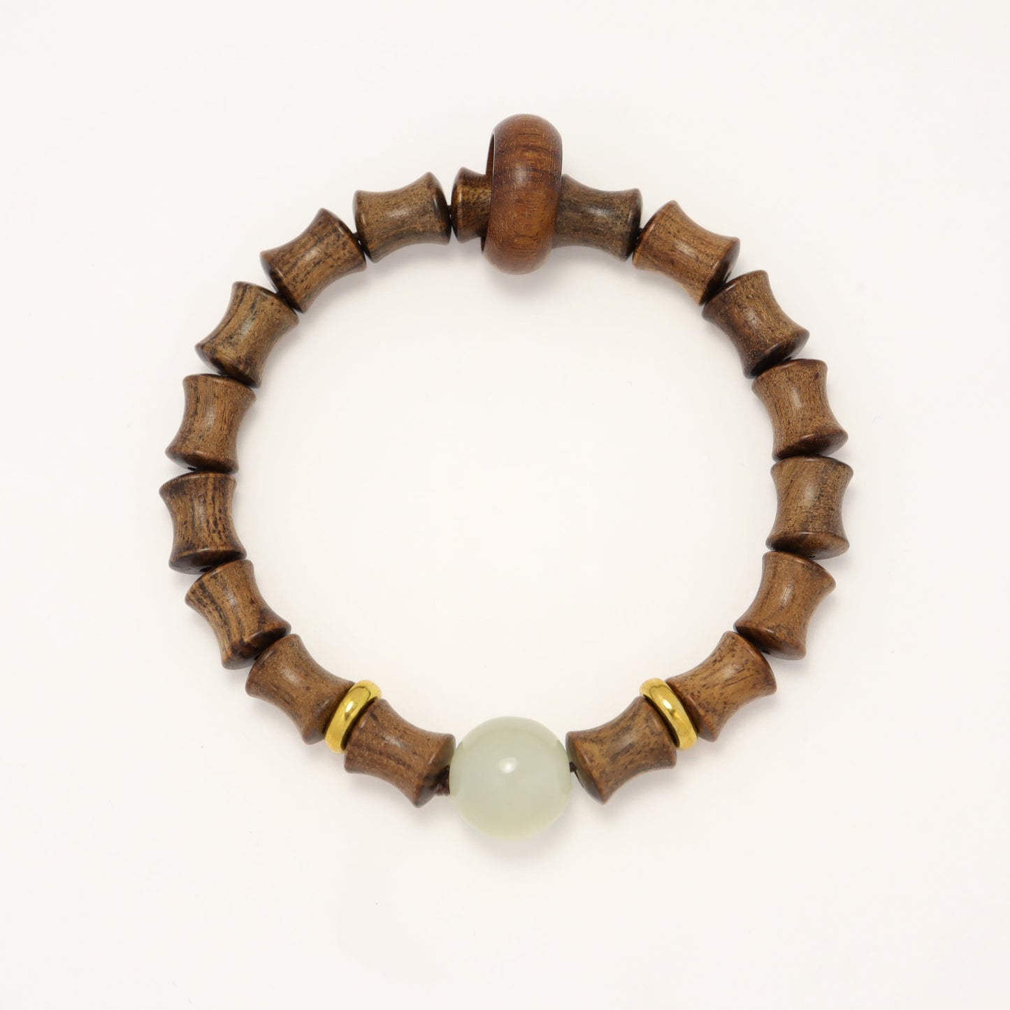 Green Sandalwood & Luminous Stone Bracelet (Female & Male)