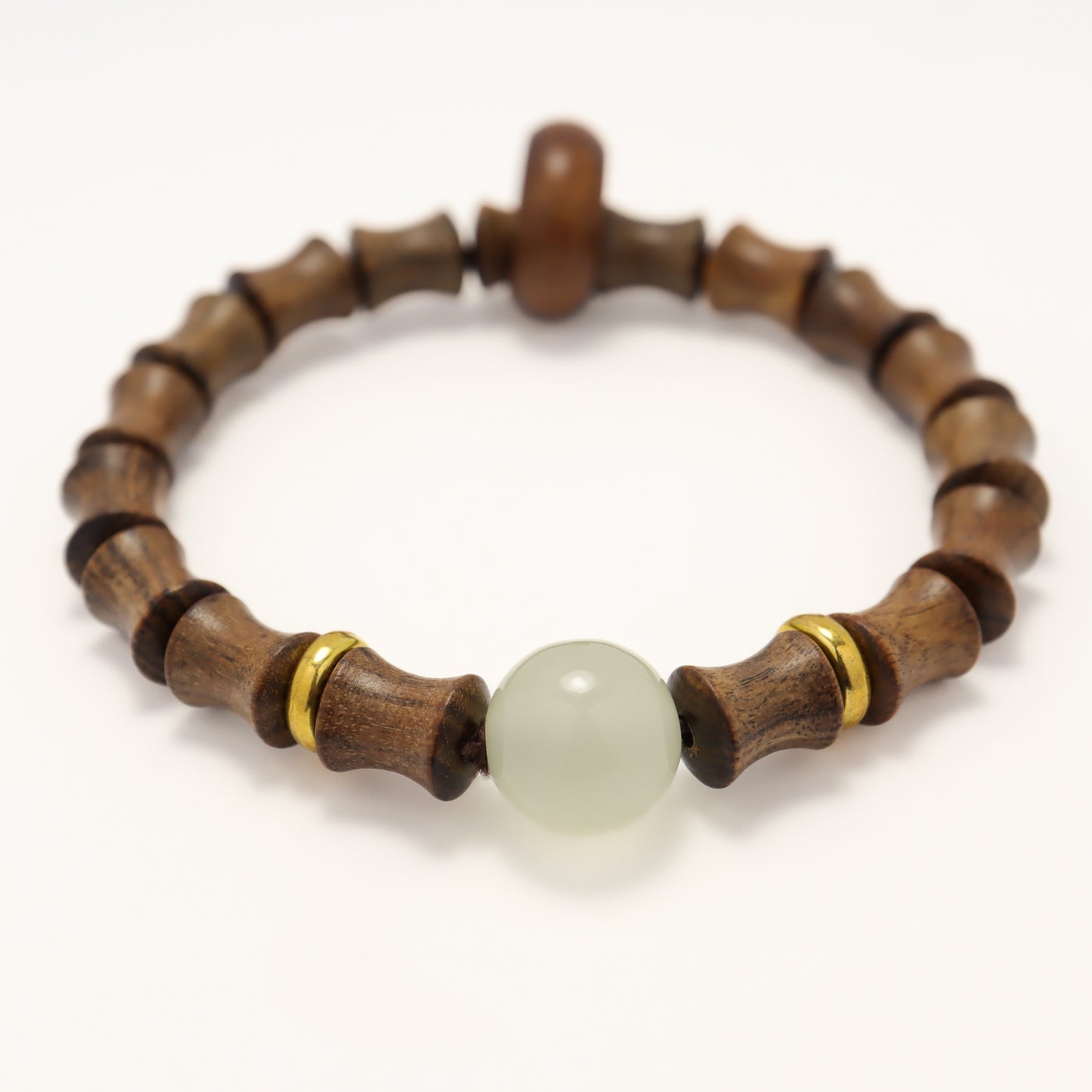 Green Sandalwood & Luminous Stone Bracelet (Female & Male)