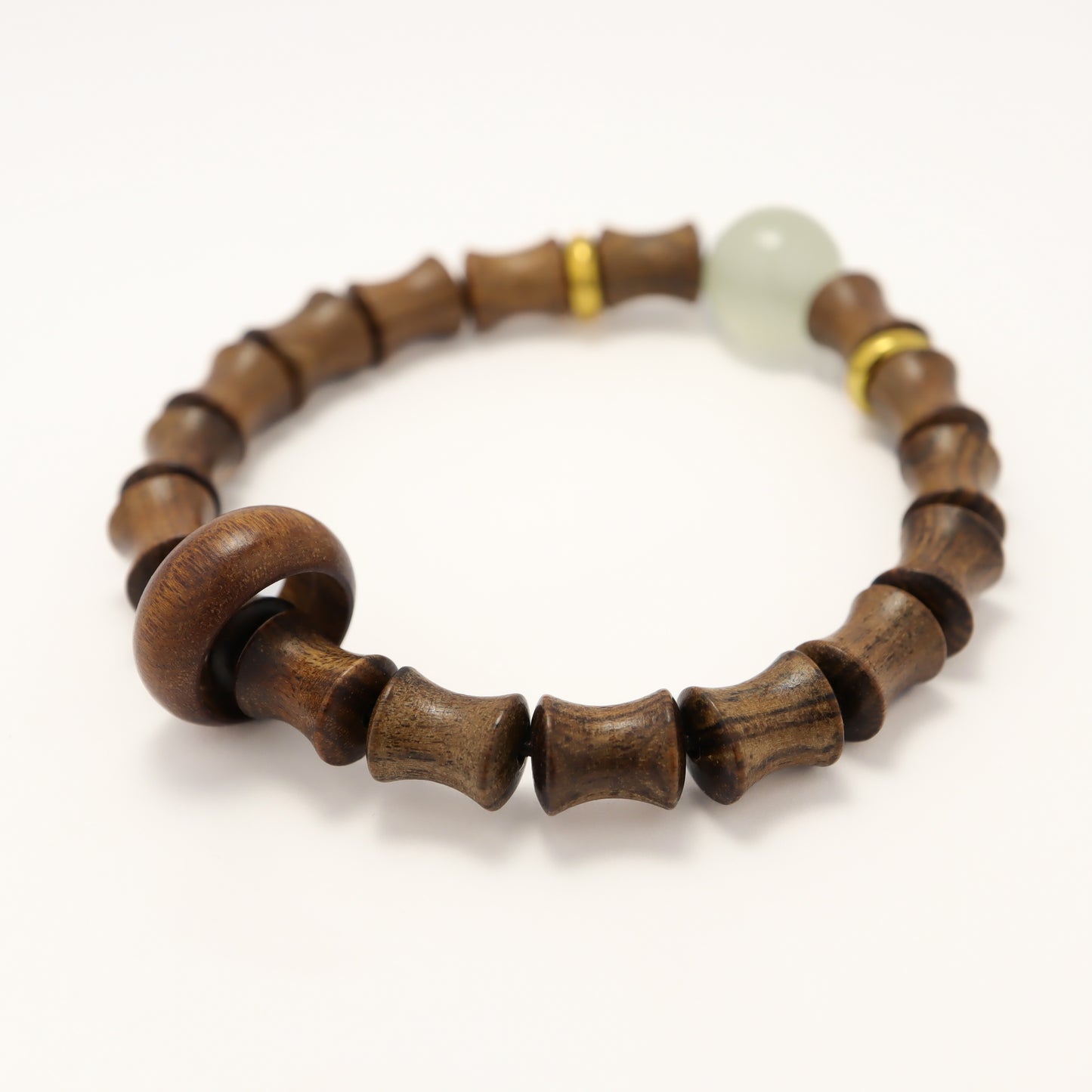 Green Sandalwood & Luminous Stone Bracelet (Female & Male)