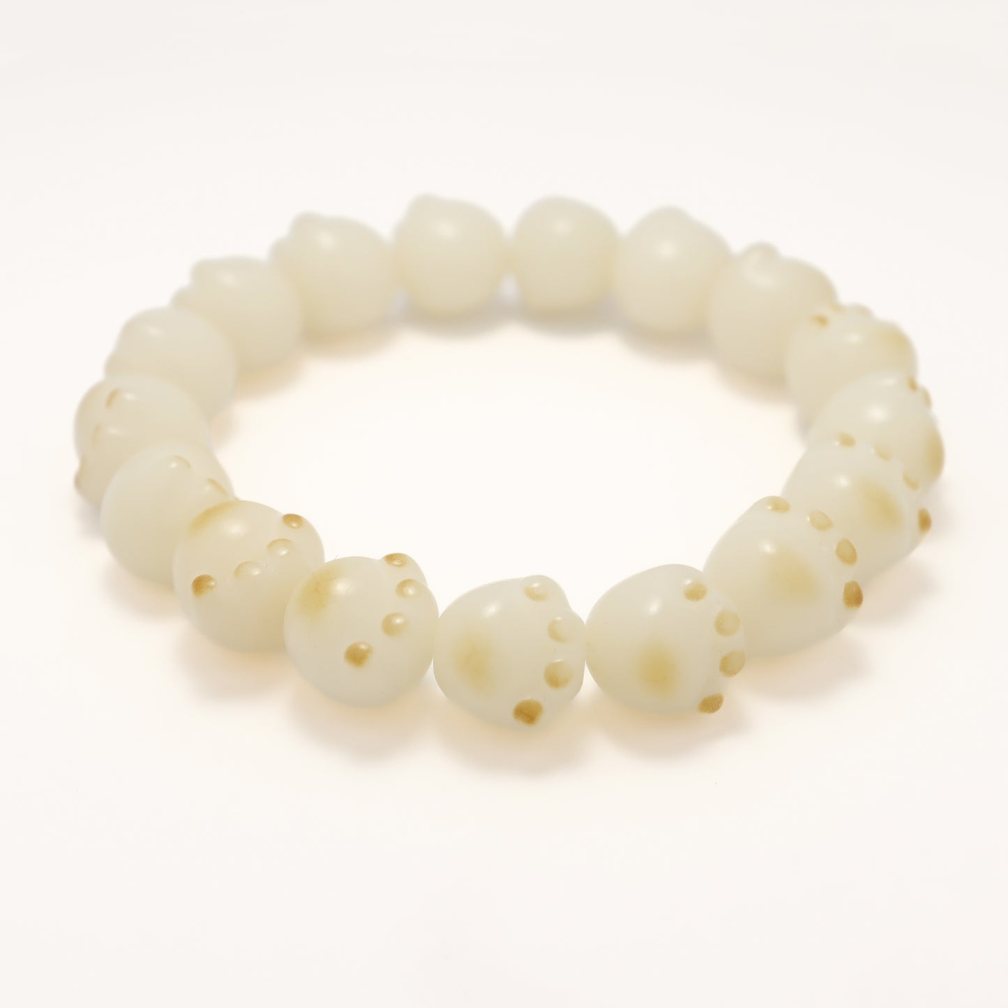 Cutie Cat Paw Burned Style Bodhi Root Bracelet