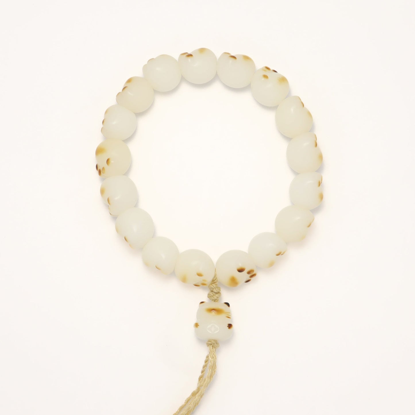 Fortune Cat - Burned Style Cat Paw Bodhi Root Bracelet
