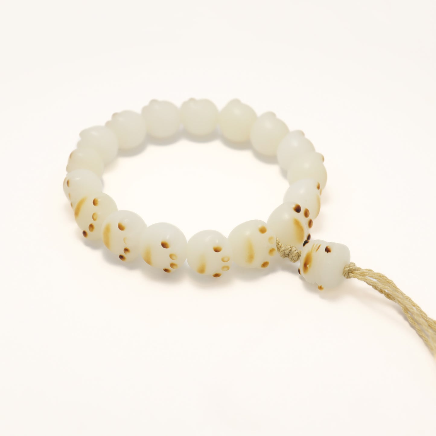 Fortune Cat - Burned Style Cat Paw Bodhi Root Bracelet