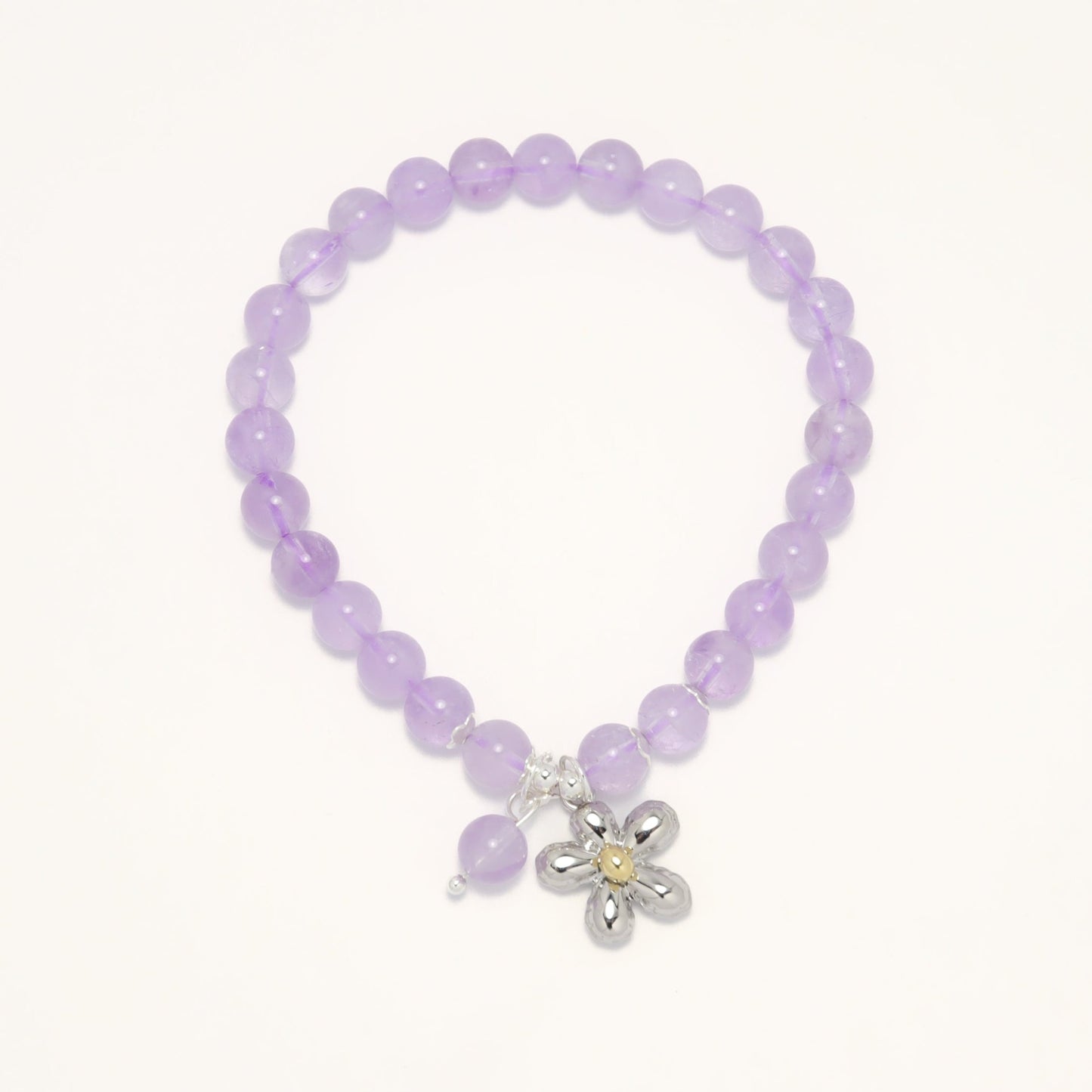 Flower Story - Lavender Amethyst Bracelet