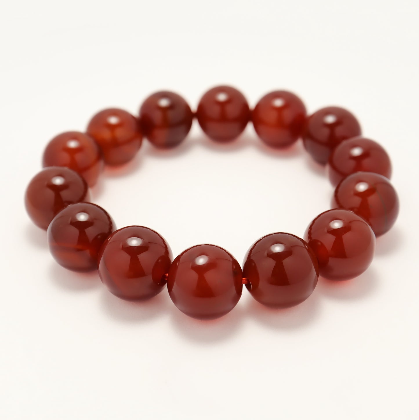 Noble - Red Agate Bracelet (14mm)