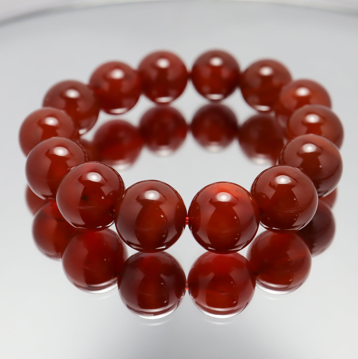 Noble - Red Agate Bracelet (14mm)