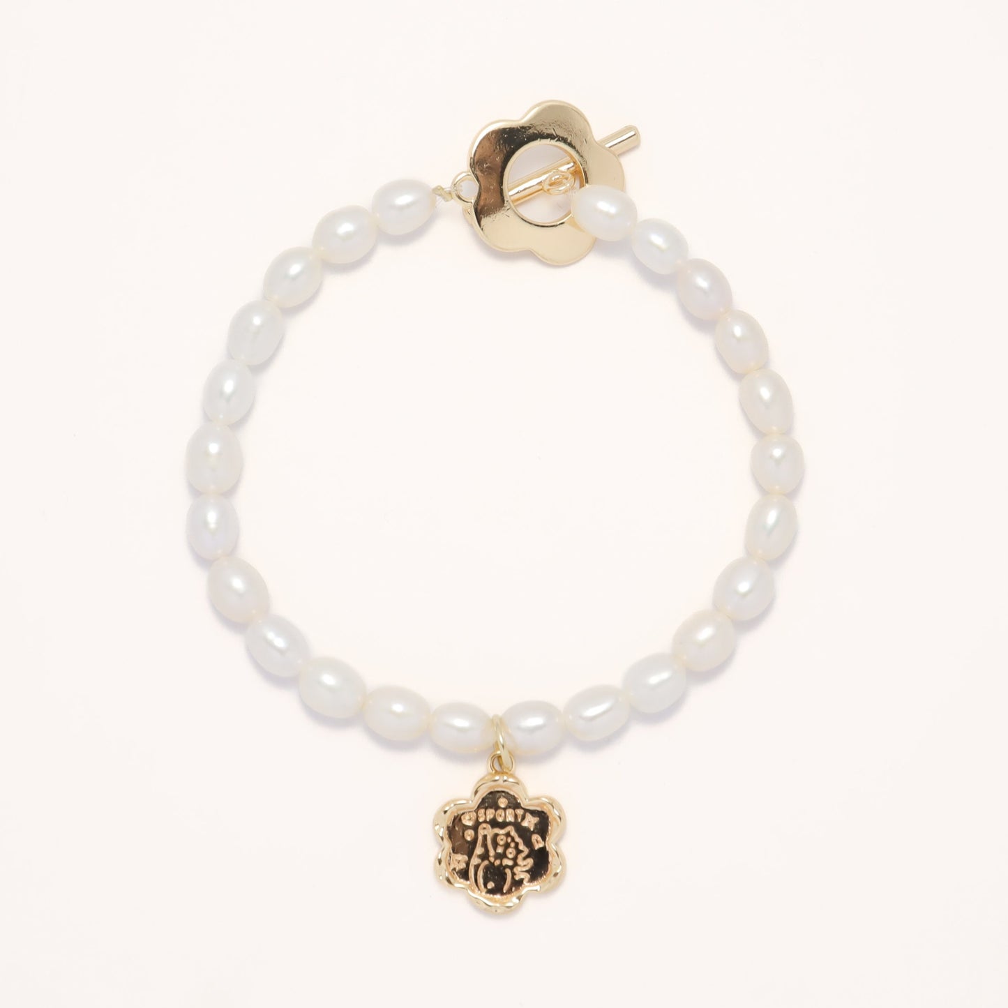 Cat Story 猫Neko物語 - Freshwater Pearl Bracelet with OT Buckle