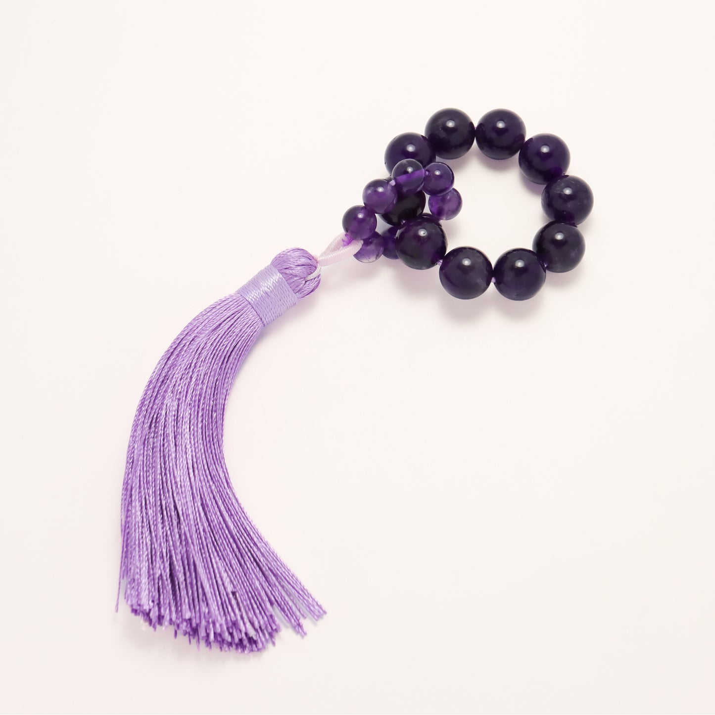 Purple Memory - Amethyst Mini Finger Bracelet