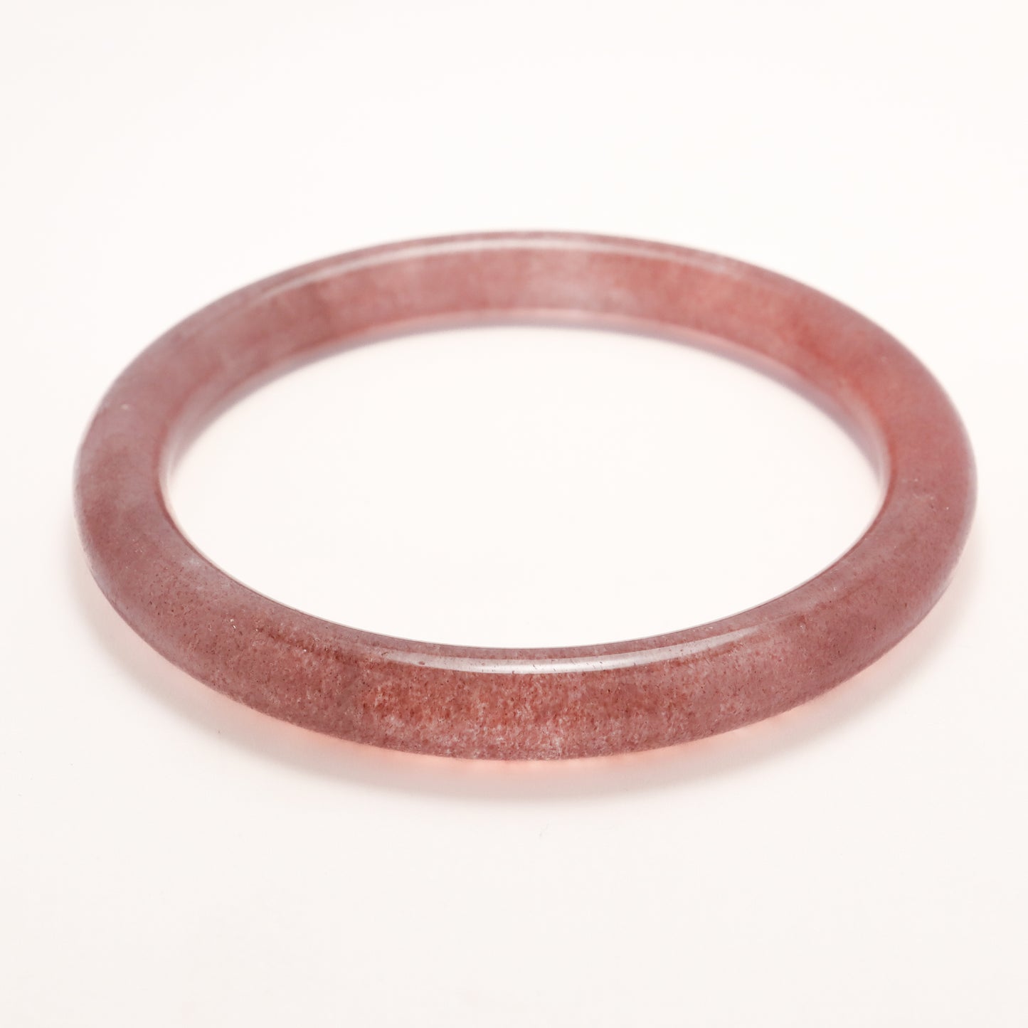 Sweet Love - Strawberry Quartz Bangle Bracelet (Pre-Sale) (Some in stock)