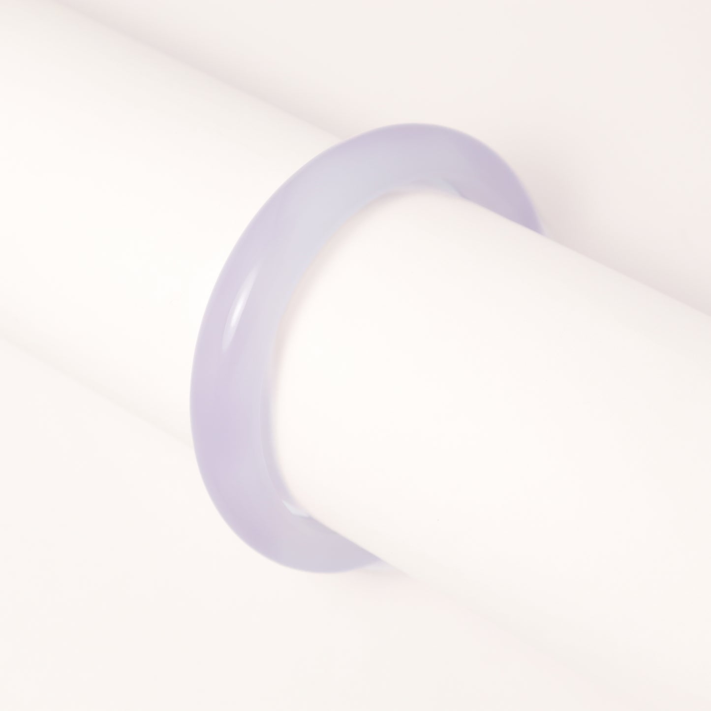 Violet Purple Ice Chalcedony Bangle Bracelet (Pre-Sale) (Some In Stock)