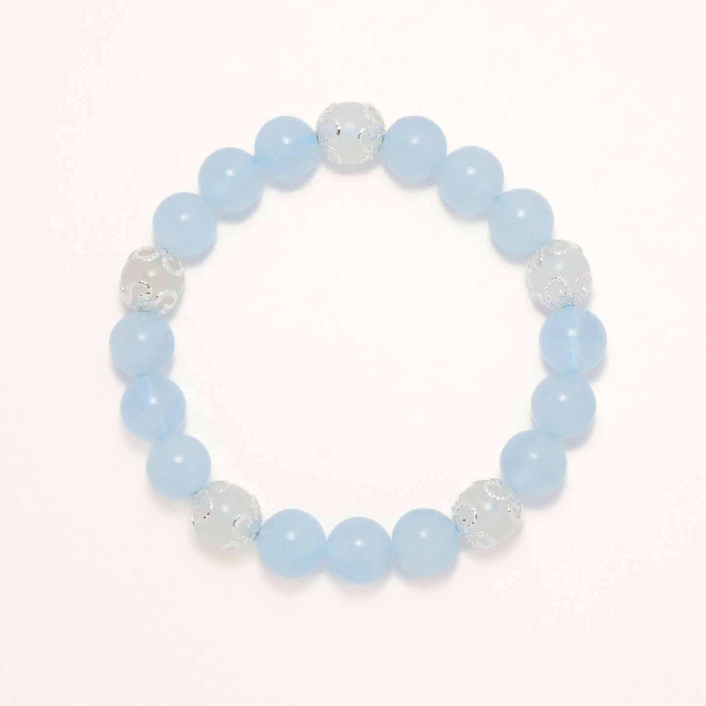 Love Aegean Sea - Moonstone & Aquamarine Bracelet