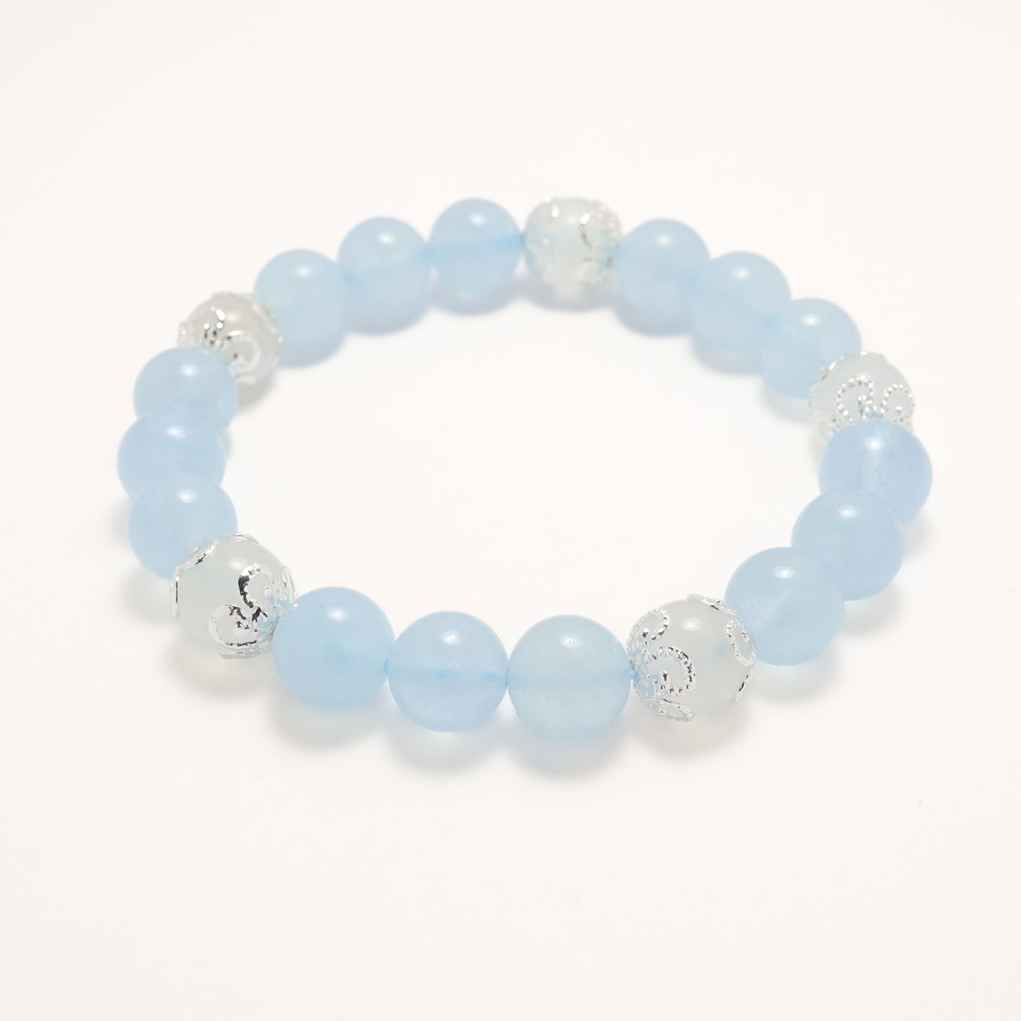Love Aegean Sea - Moonstone & Aquamarine Bracelet