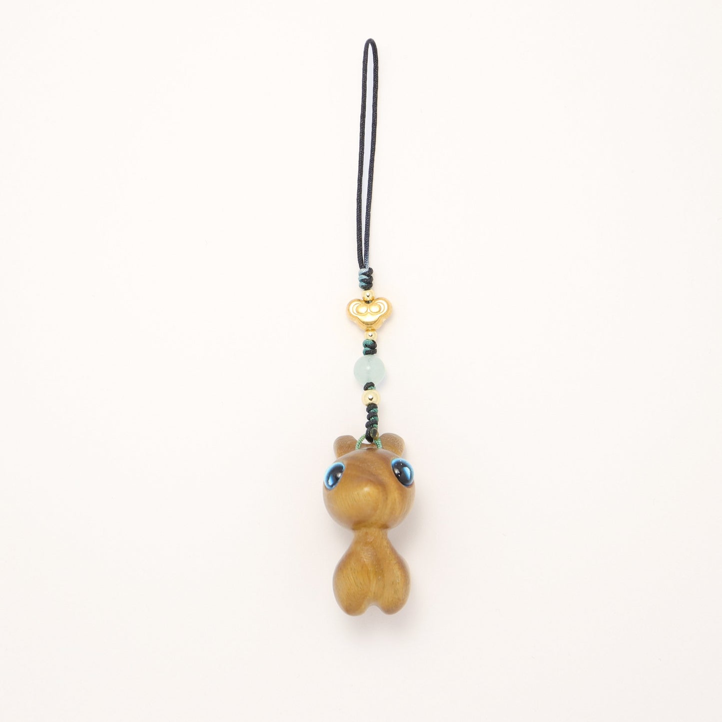 Cutie Deer Green Sandalwood Key Chain Phone Charm