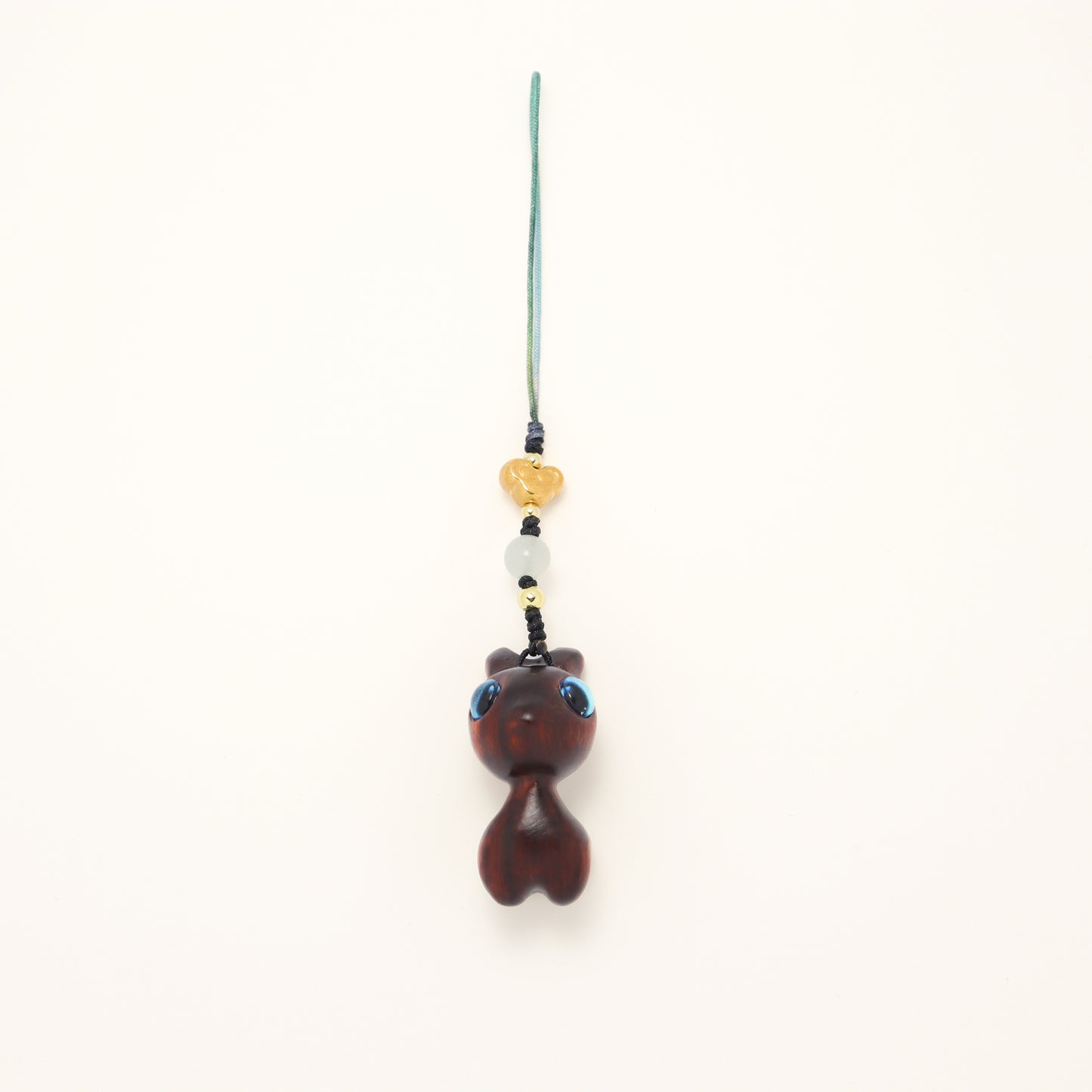 Cutie Deer Red Sandalwood Key Chain Phone Charm