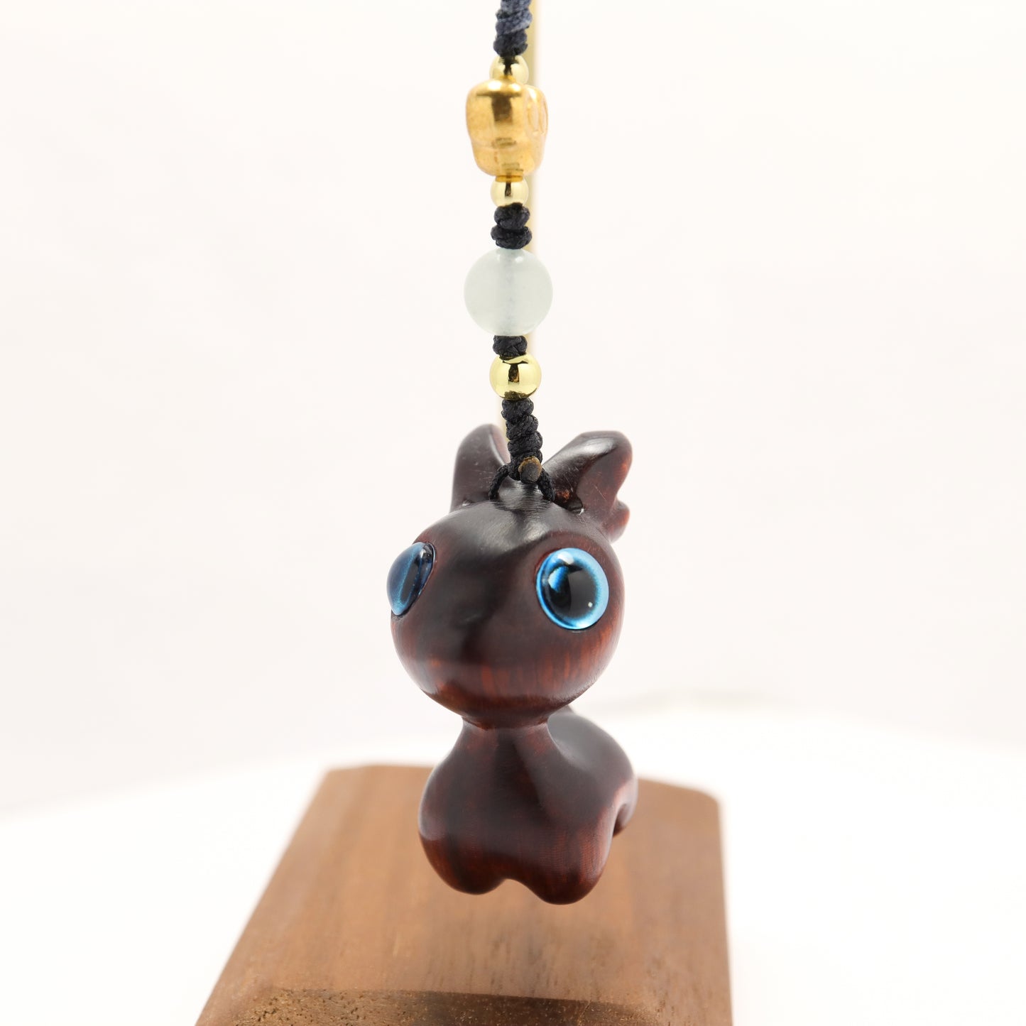 Cutie Deer Red Sandalwood Key Chain Phone Charm