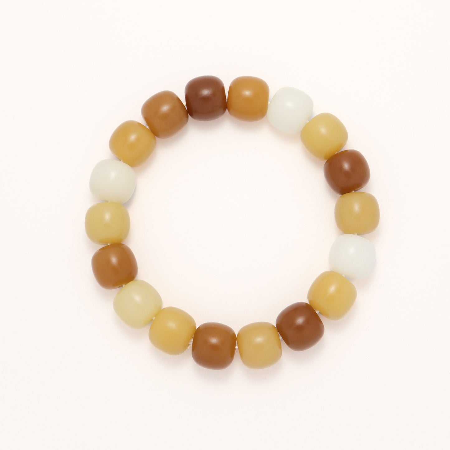 Plentiful Treasure - Mix Yellow Weathering Bodhi Root Bracelet