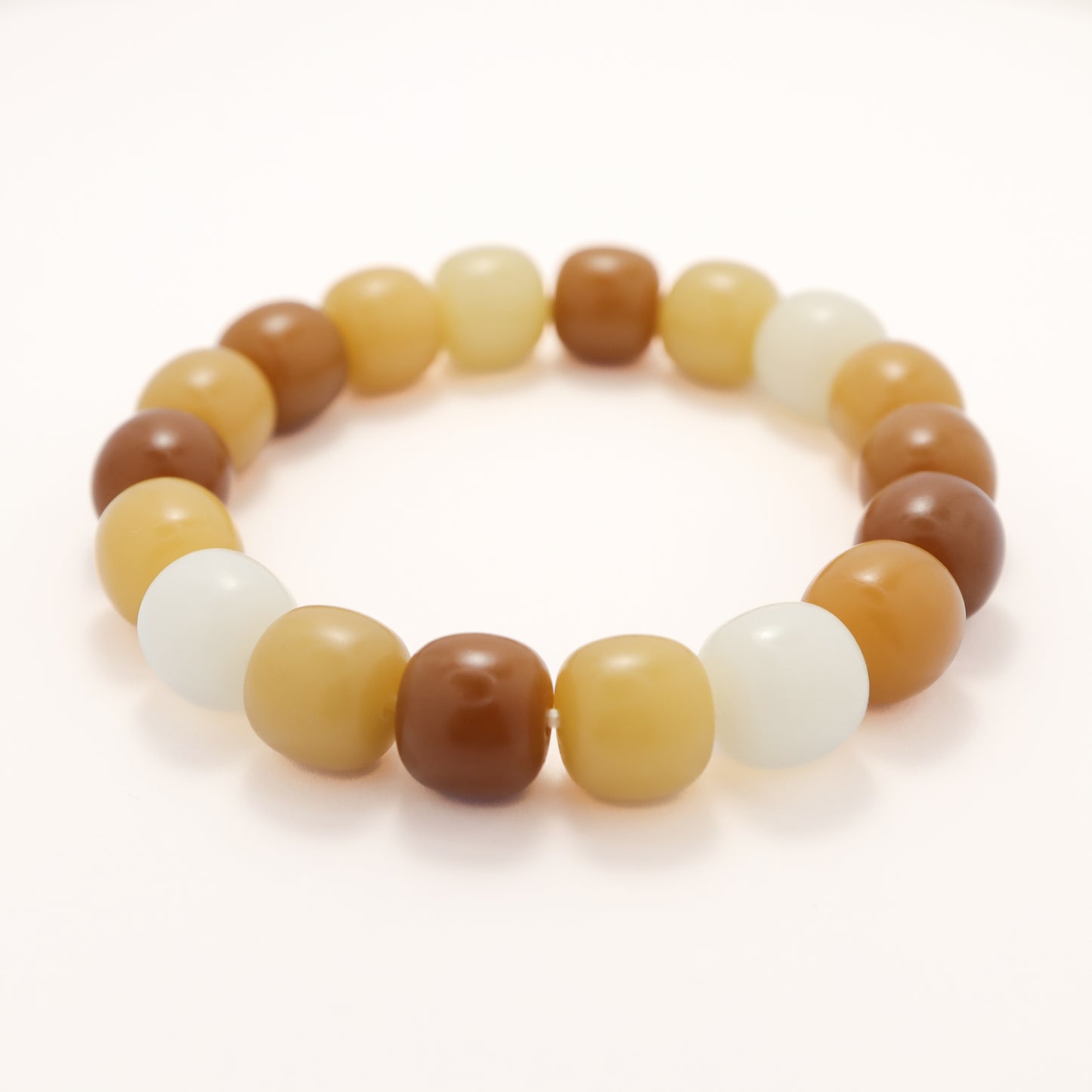 Plentiful Treasure - Mix Yellow Weathering Bodhi Root Bracelet