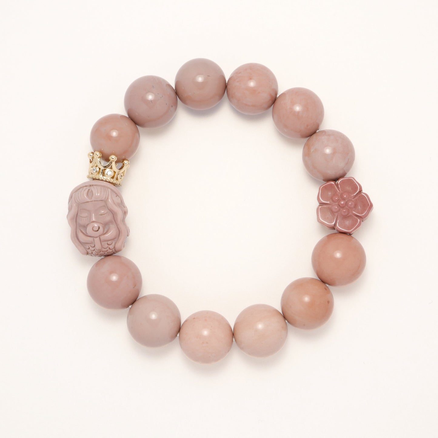 Mermaid Queen - Alashan Agate Bracelet
