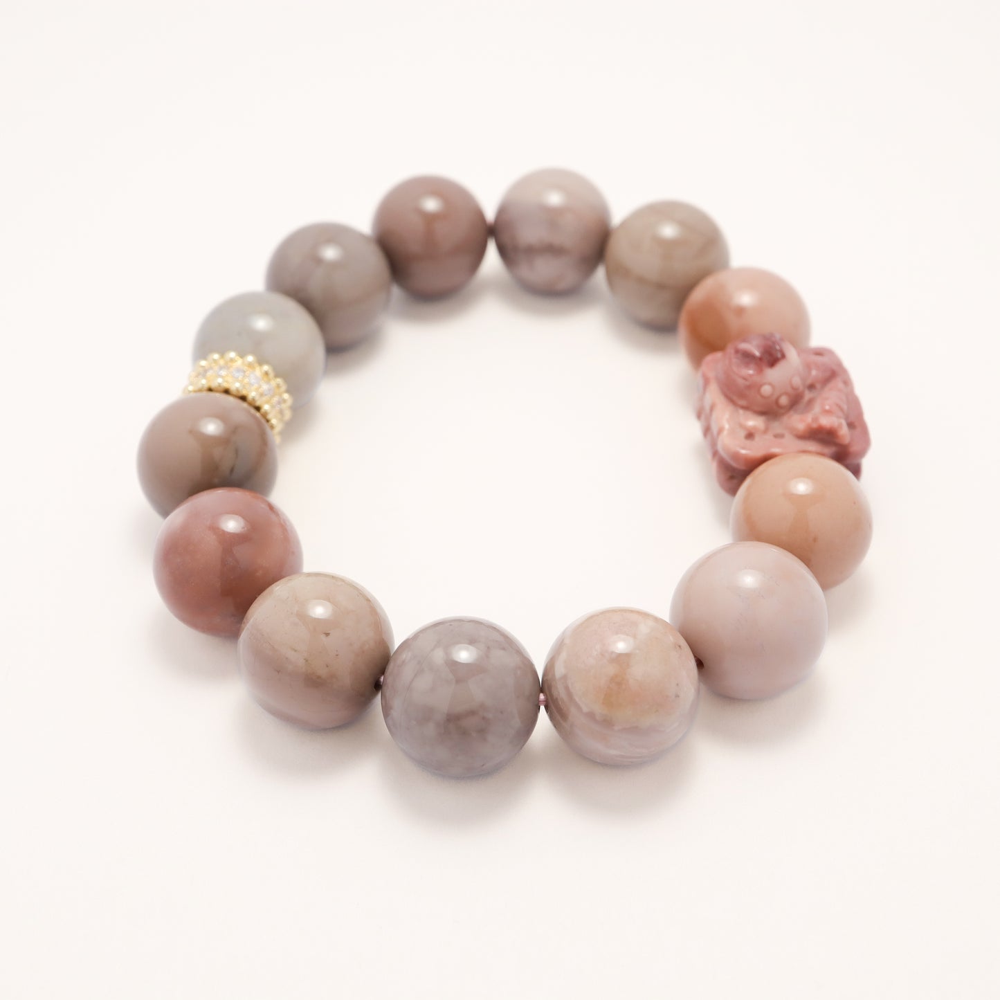 Sweets Afternoon - Macaroon Alashan Agate Bracelet