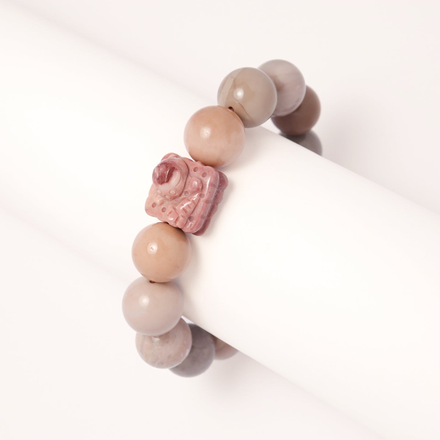 Sweets Afternoon - Macaroon Alashan Agate Bracelet