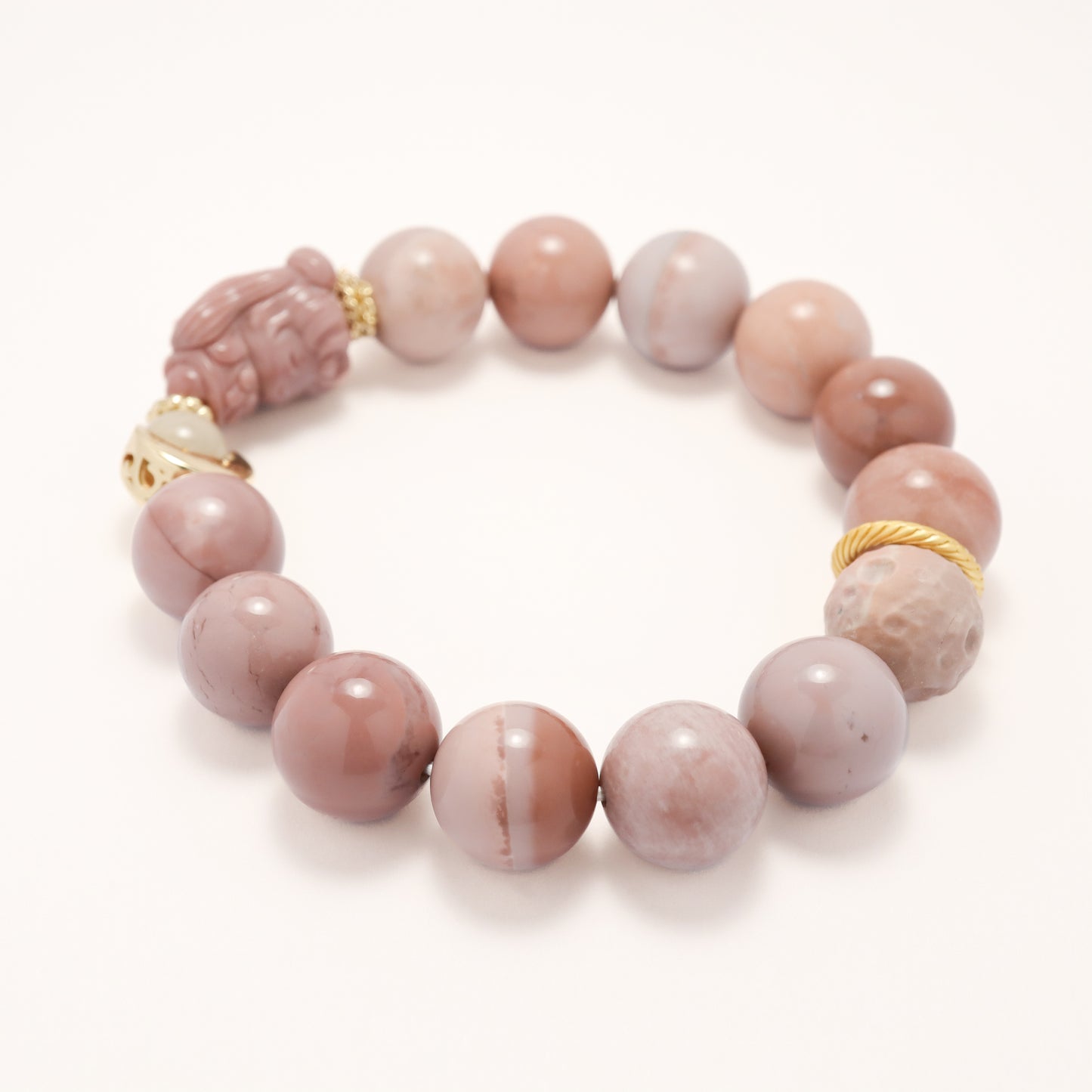 Moon Goddess 2 - Sailor Moon Premium Alashan Agate Bracelet