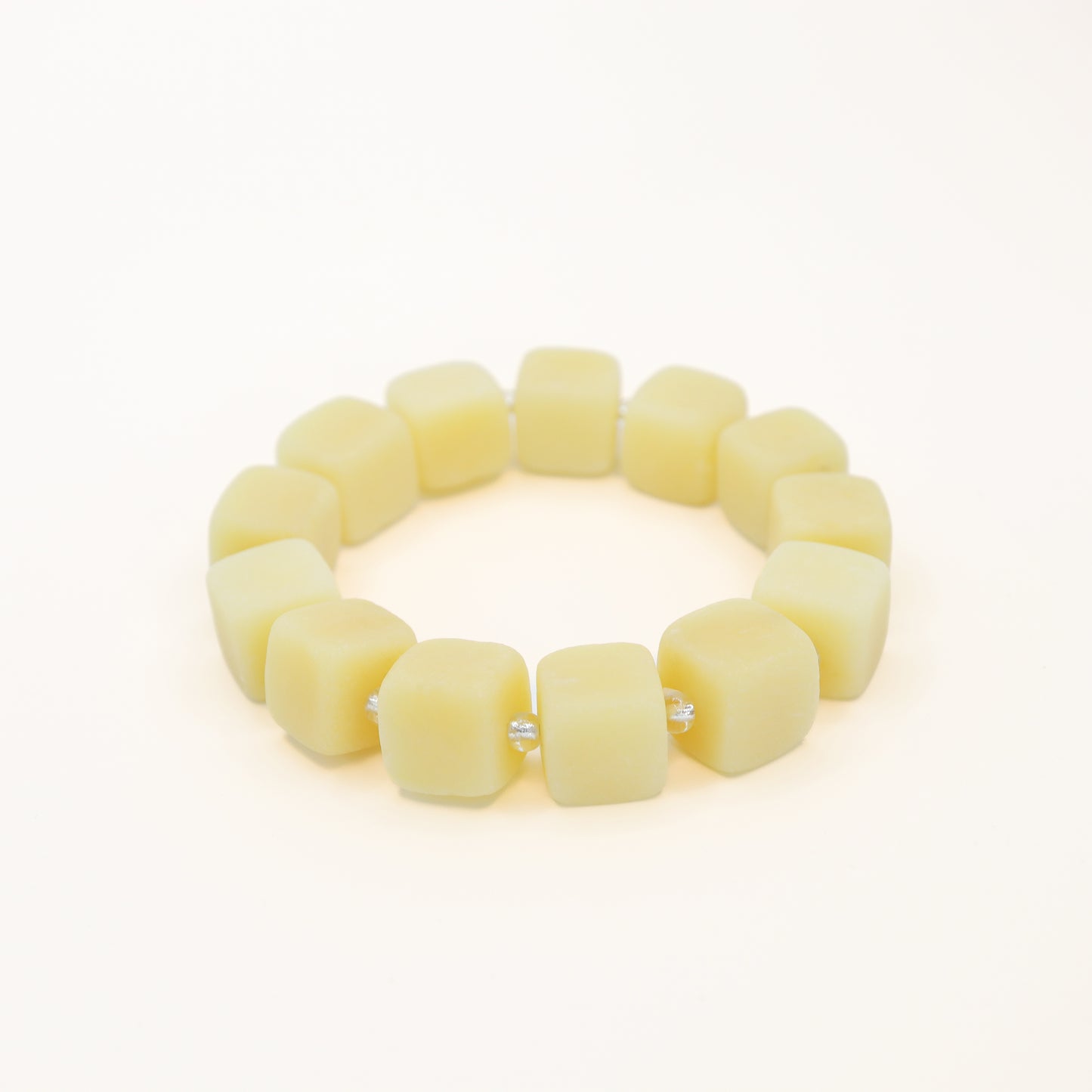 Mango She Tai Cui Raw Stone Bracelet