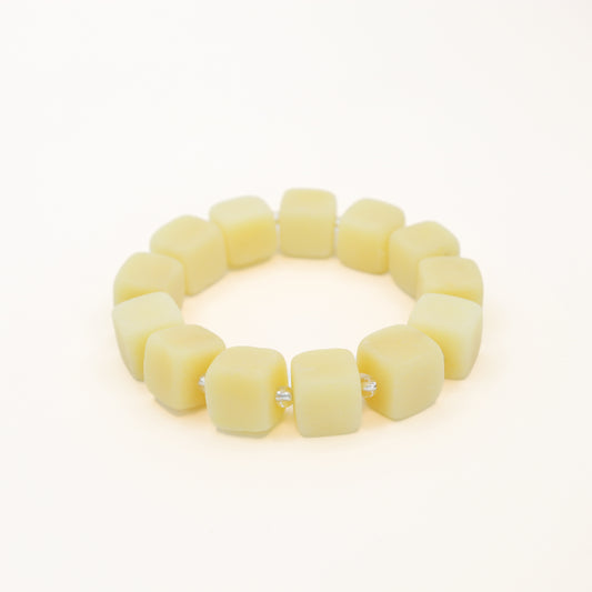 Mango She Tai Cui Raw Stone Bracelet