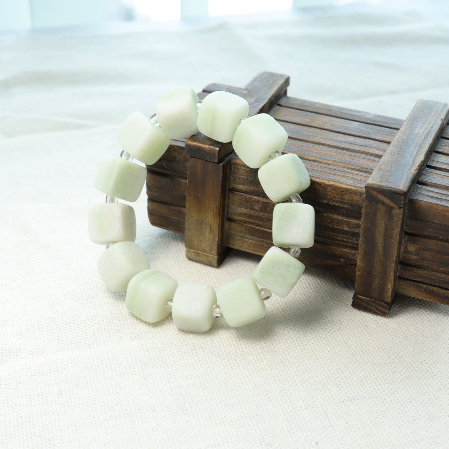 Melon - She Tai Cui Raw Stone Bracelet