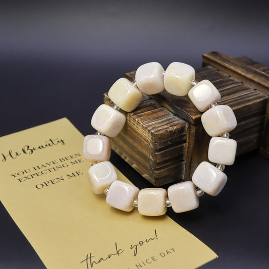 Taro Paste Pudding - She Tai Cui Jade Bracelet