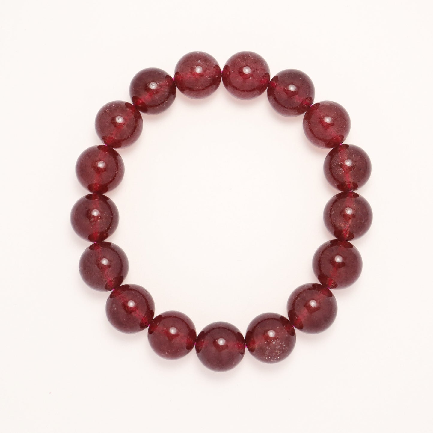 Romance Wedding - Strawberry Quartz Bracelet
