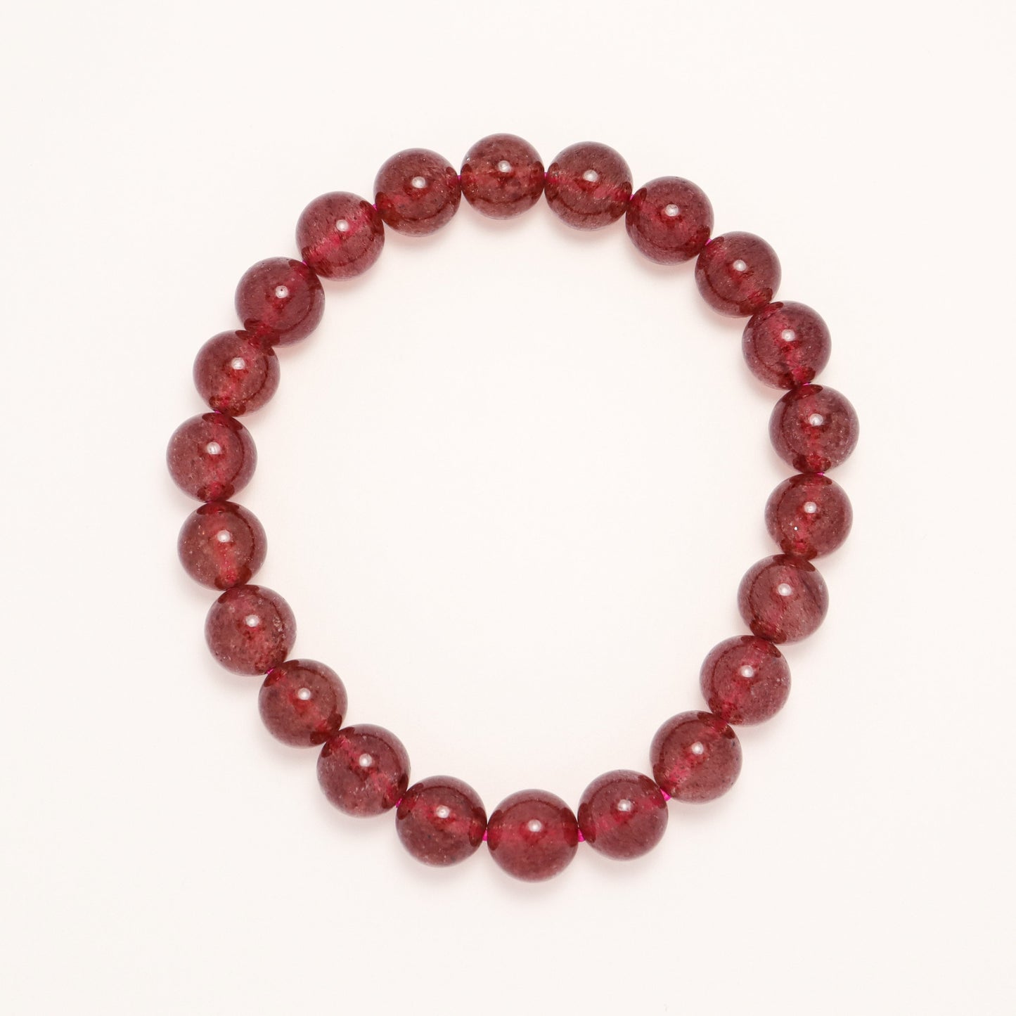 Strawberry Romance - Strawberry Quartz Bracelet