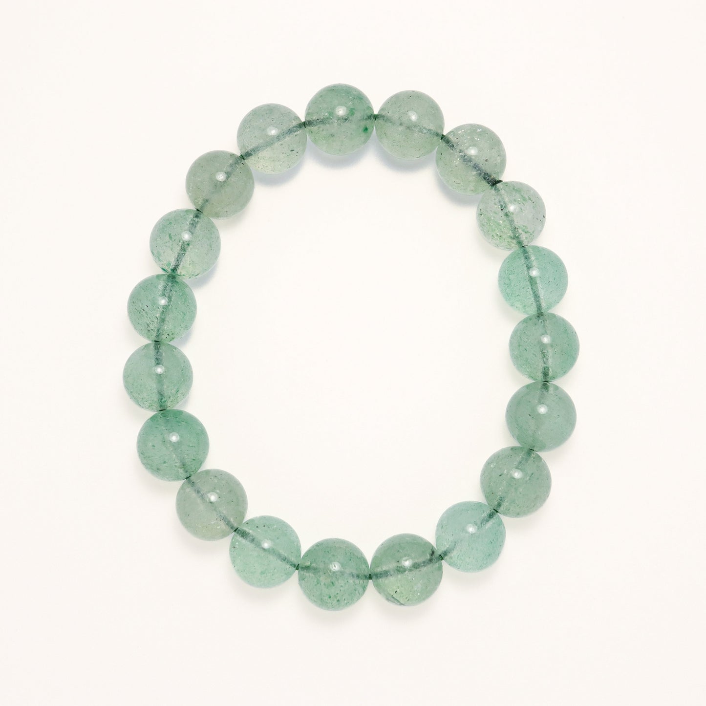 Green Summer - Green Strawberry Quartz Bracelet
