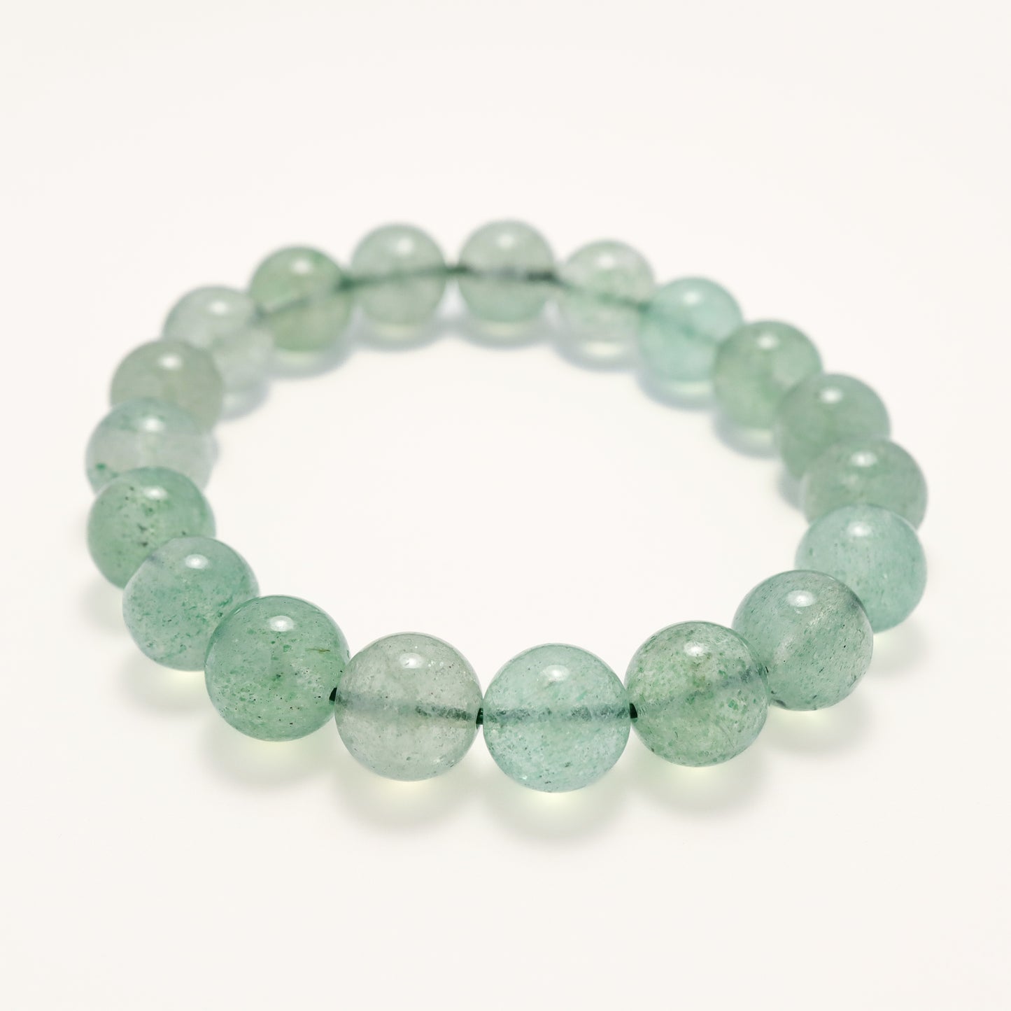 Green Summer - Green Strawberry Quartz Bracelet