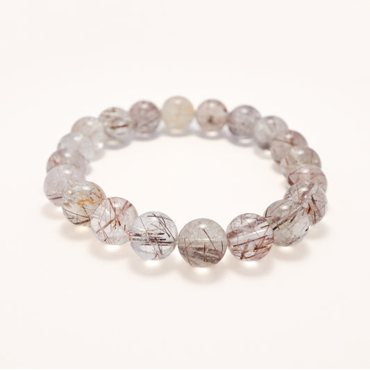 Courageous - Black Golden Super Seven Crystal Bracelet