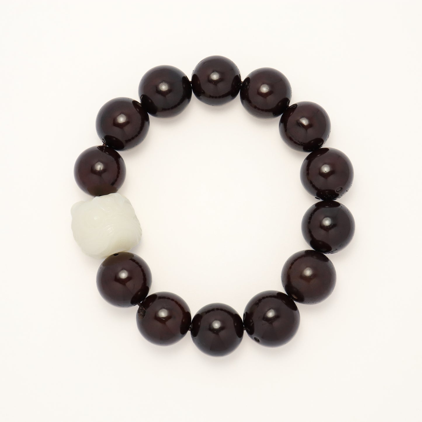 Fortune Luck - Awakening Lion Dark Brown Syagrus Romanzoffiana Bracelet