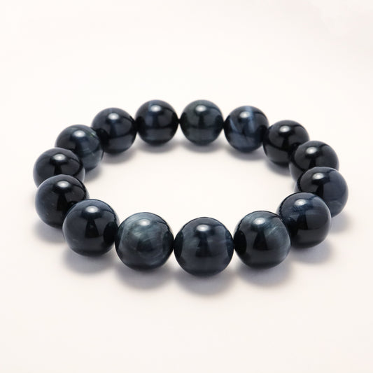 Dark Emperor - Blue Tiger Eye Stone Bracelet