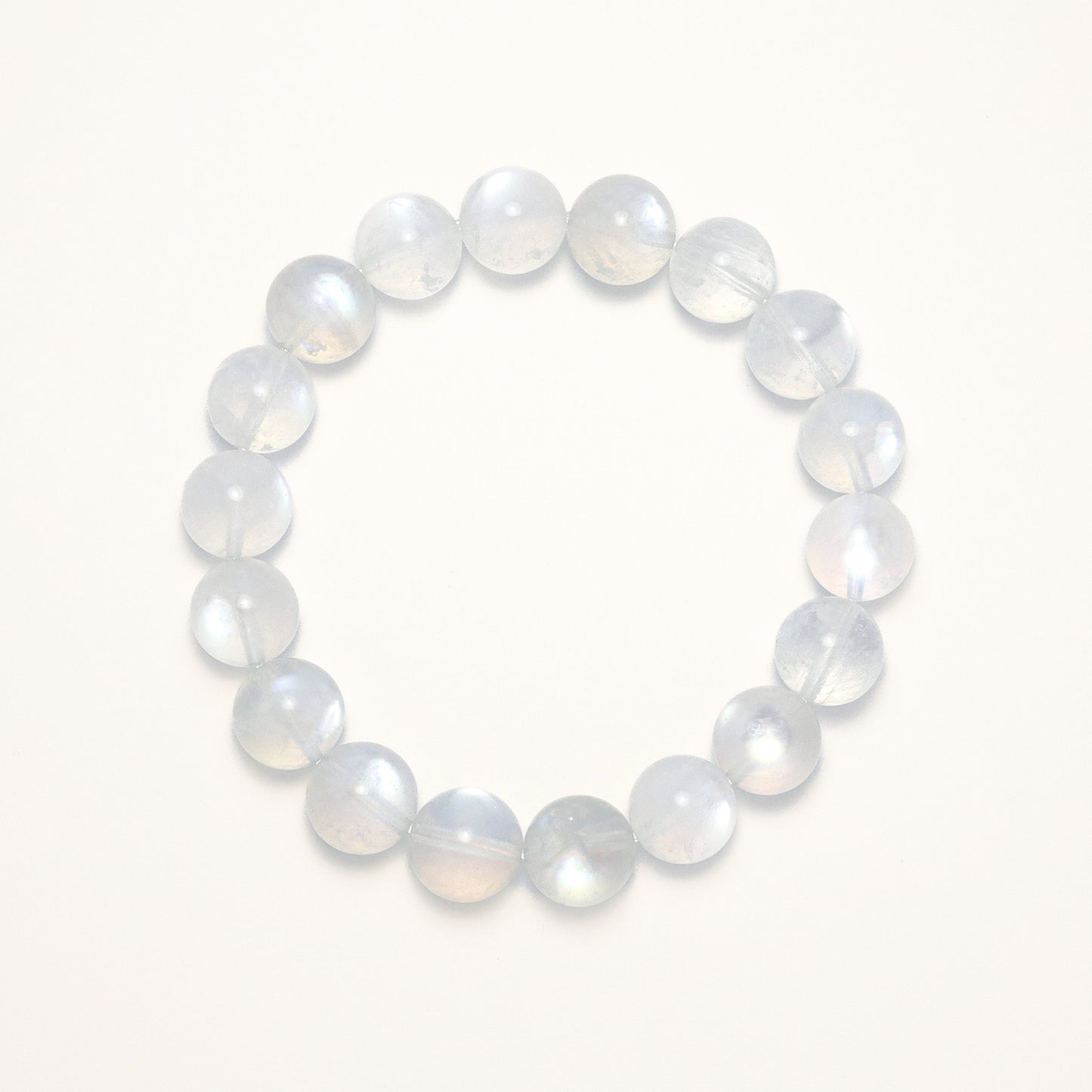High Grade Natural Blue Shine Moonstone Bracelet (11mm)
