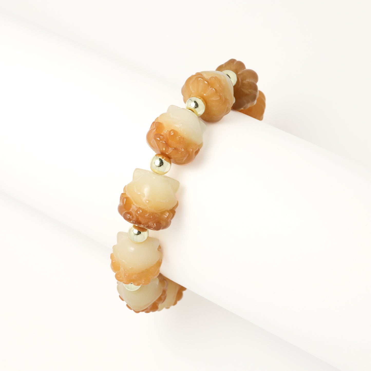 Fairy Nine-Tailed Fox - Burned Style Bodhi Root Bracelet