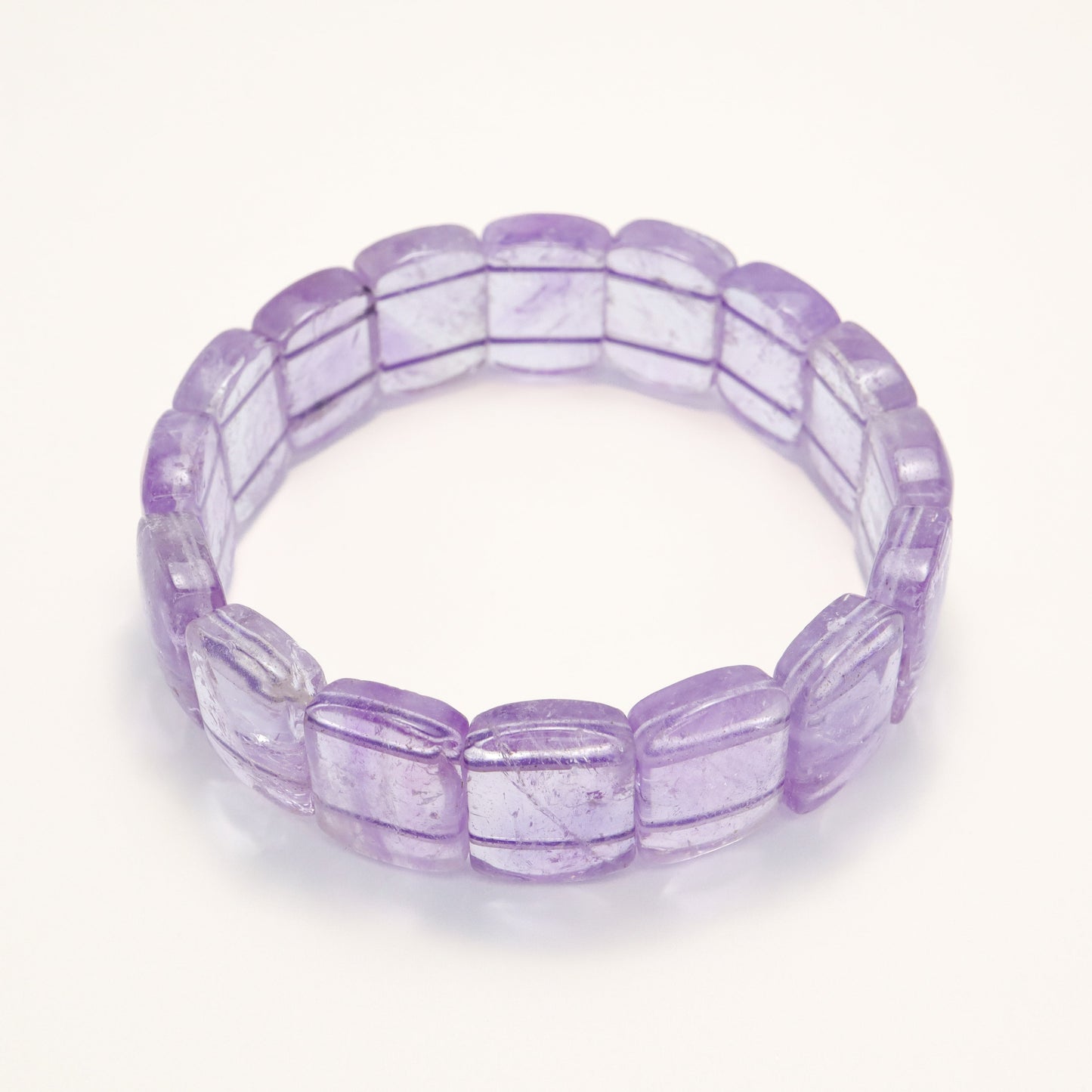 Angle Blessing - Lavender Amethyst Cube Bracelet