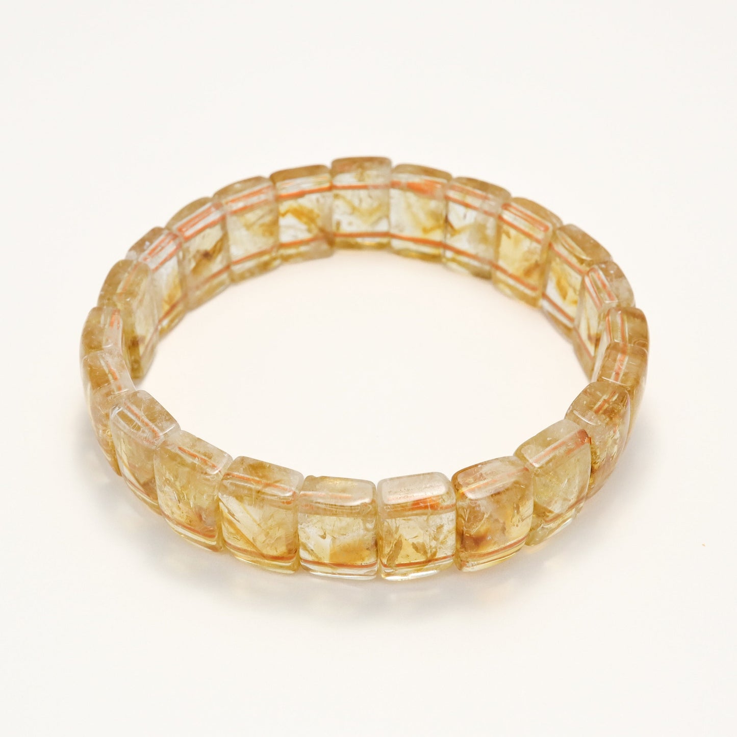 God of Wealth I - Citrine Cube Bracelet